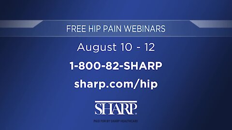 Sharp Healthcare: Free Hip Pain Webinar