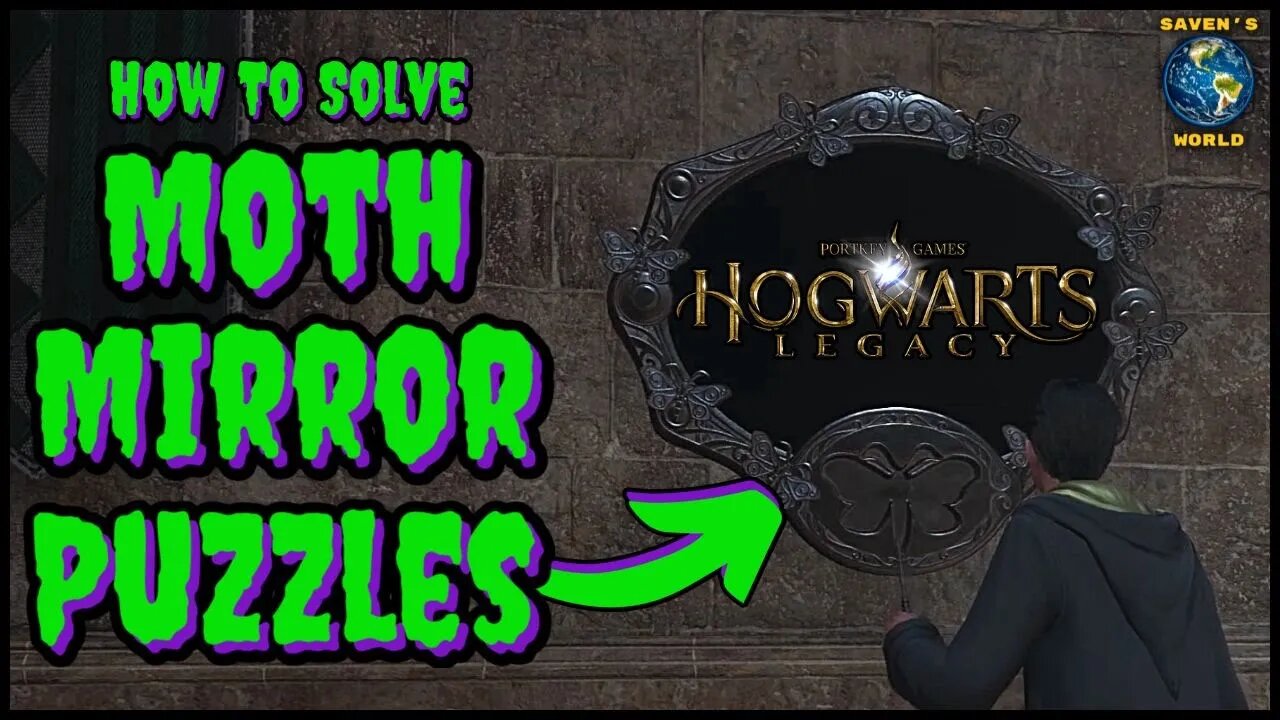 How to Solve Moth Mirror Puzzles - Hogwarts Legacy