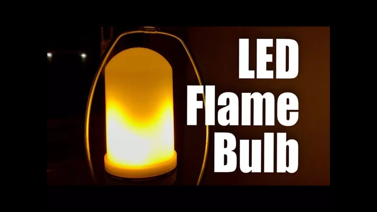 Flame Effect LED Light Bulb Review