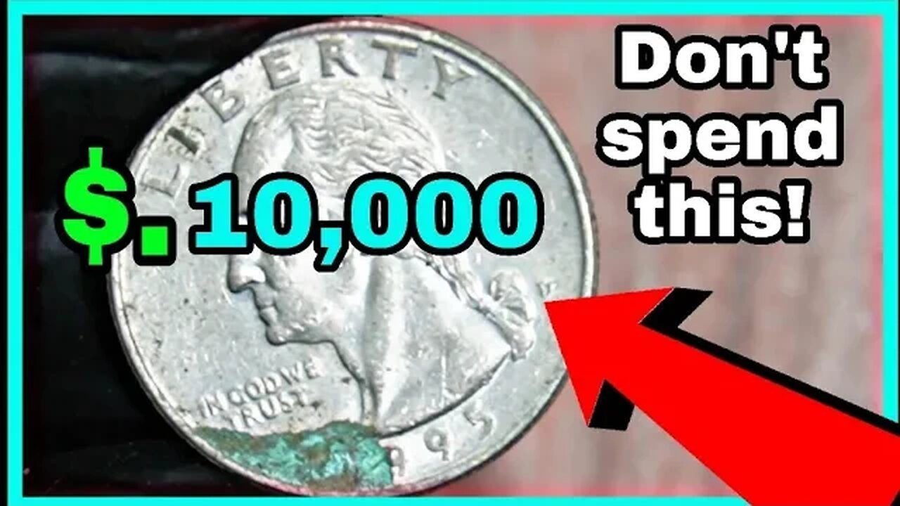 Quarter Dollar 1995-D Lamination Erorr coin value /Look For this!