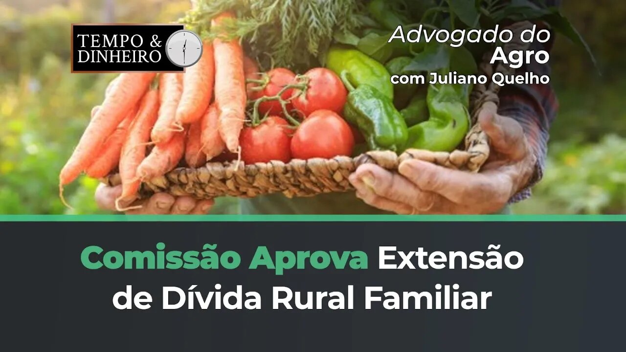 Comissão aprova extensão da Divida Rural familiar