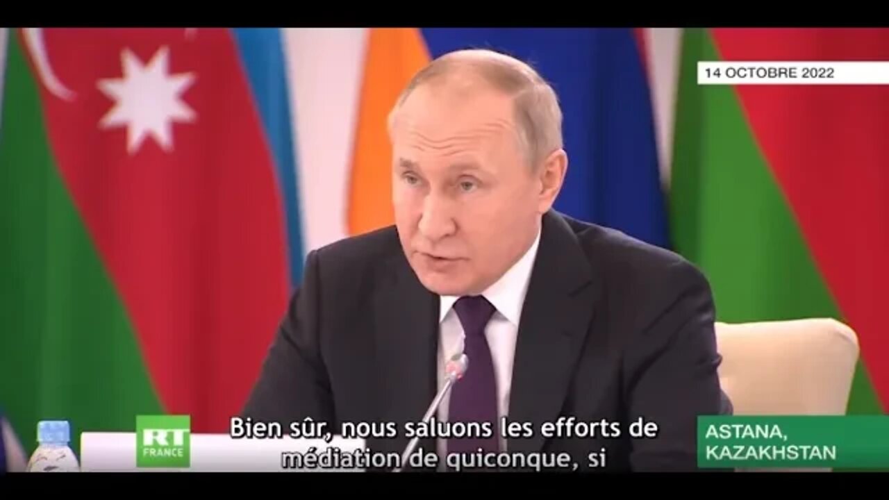 Poutine réagit à la déclaration de Macron sur l’Arménie. «Contraire à l’éthique»