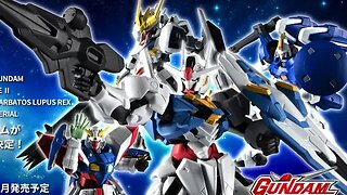 GUNDAM UNIVERSE SERIES GUNDAM AERIAL, SHINING GUNDAM, TALLGEESE II, GUNDAM BARBATOS LUPUS REX