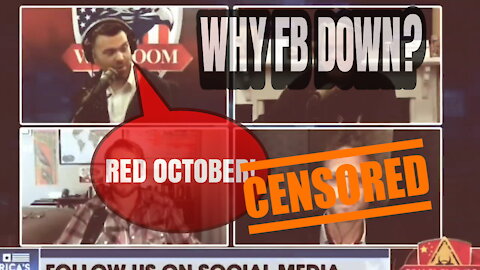 'Red October' Posobiec Cites #Q on Reason FB Went Down!