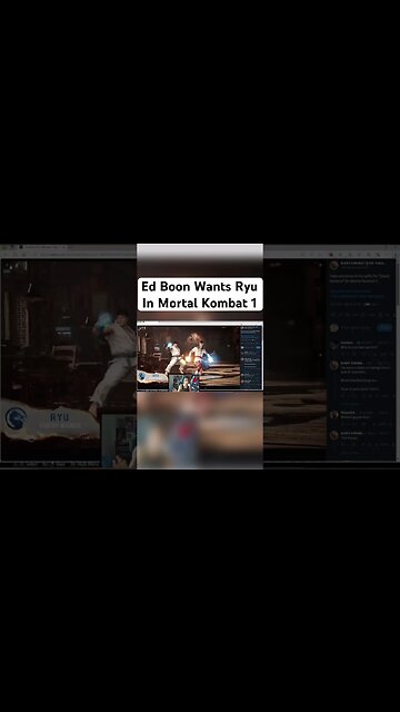 Do You Want Ryu In MK1? #youtubeshorts #shortvideo #mortalkombat1 #ryu #fgc