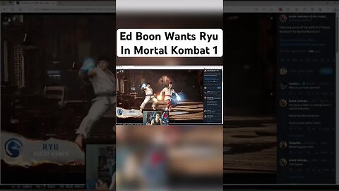 Do You Want Ryu In MK1? #youtubeshorts #shortvideo #mortalkombat1 #ryu #fgc