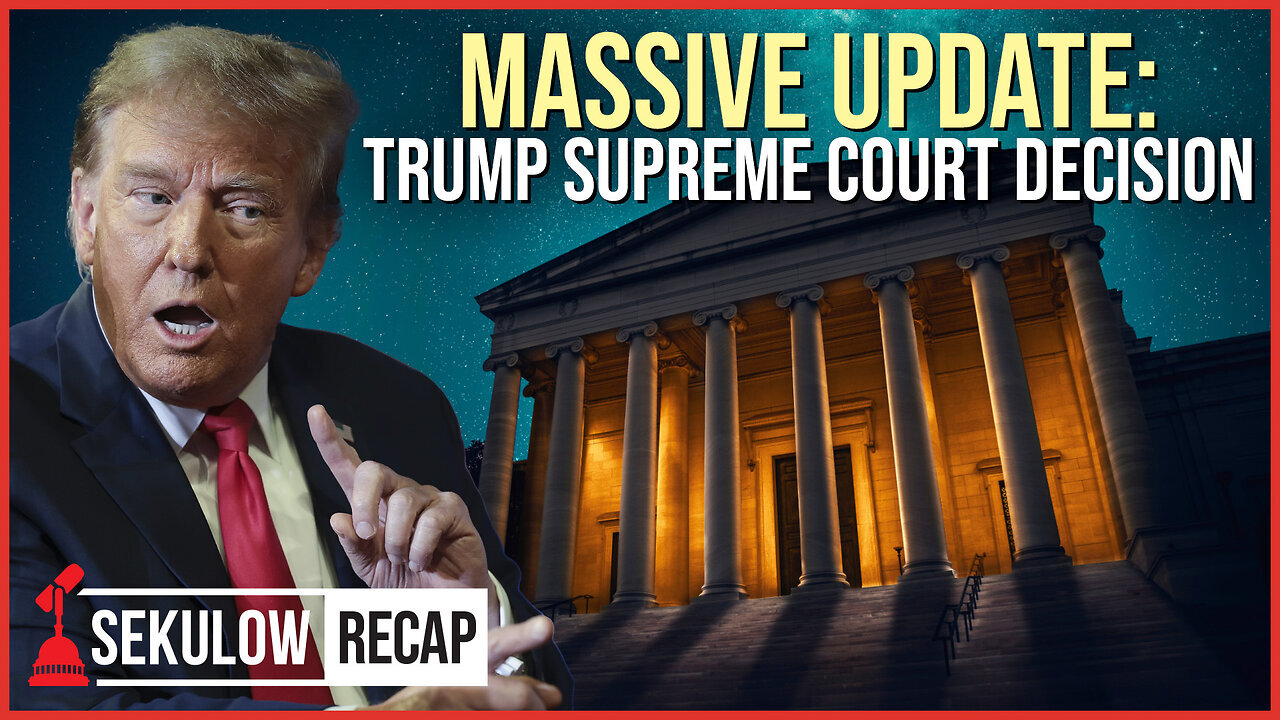 TRUMP IMMUNITY: Latest UPDATE on Supreme Court Appeal | SEKULOW