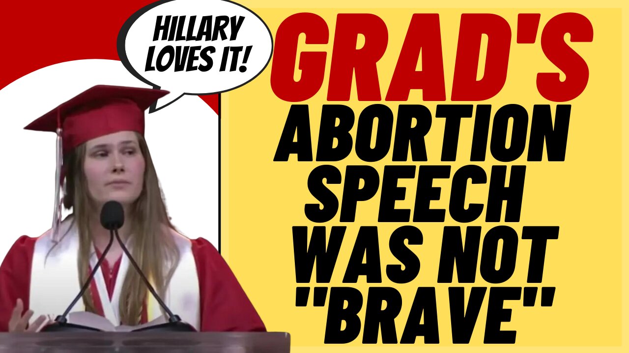 AGREEING WITH CELEBRITIES IS NOT COURAGEOUS - Texas Valedictorian's Heartbeat Bill Speech