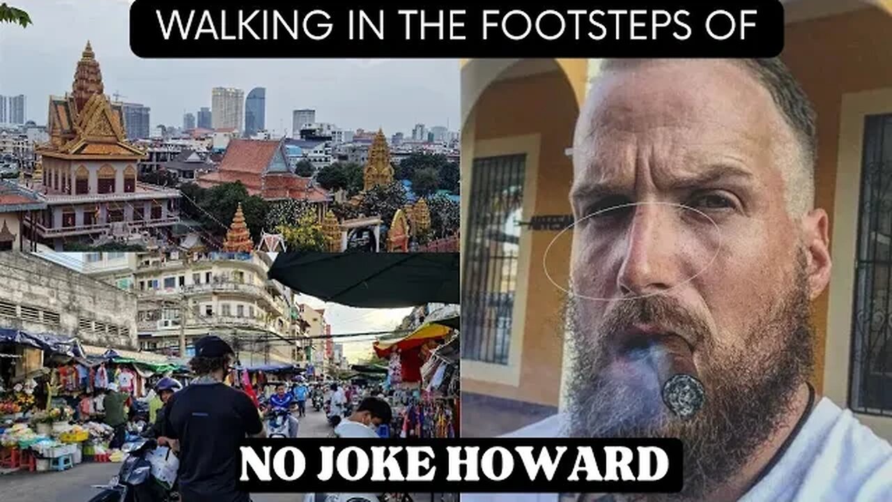 Walking In The Footsteps Of No Joke Howard | Phnom Penh Riverside 🇰🇭