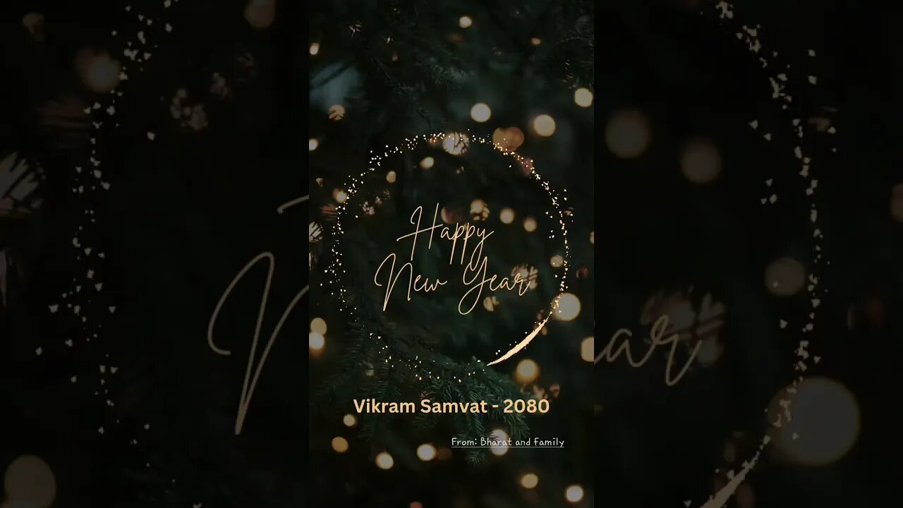 Happy New Year 2080 | Vikram Samvat - 2080 #shorts #bharatsamgi #reels #happynewyear