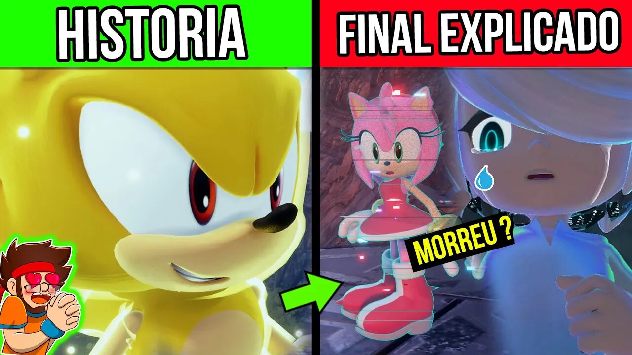 SONIC em MUNDO ABERTO deu ERRADO?! - Historia de Sonic Frontiers | Rk Play