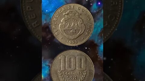 Costa rica 100 colones 1999.#shorts #coinnotesz