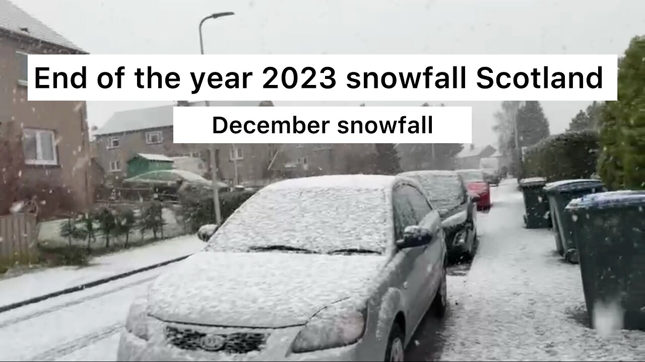 December snowfall Scotland | snowfall | 2023 last snowfall in Scotland