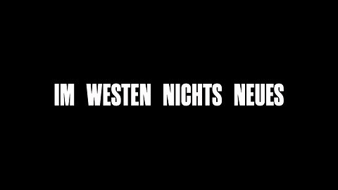 All Quiet on the Western Front