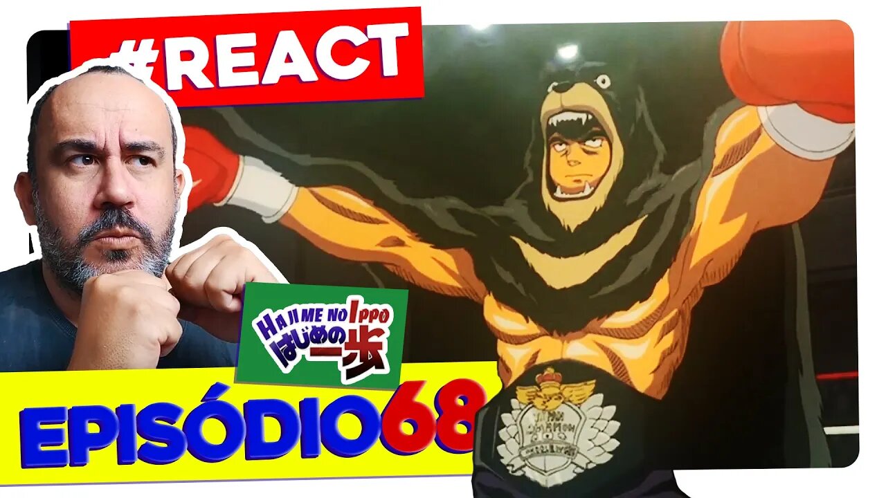 TAKAMURA É UM SHOW MAN! | MAIS UM EPISÓDIO INSANO! React HAJIME NO IPPO Episodio 68