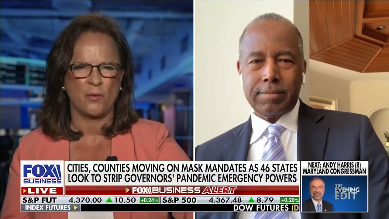 Ben Carson Slams Growing Debate Over Reinstating Mask Mandates - 2577