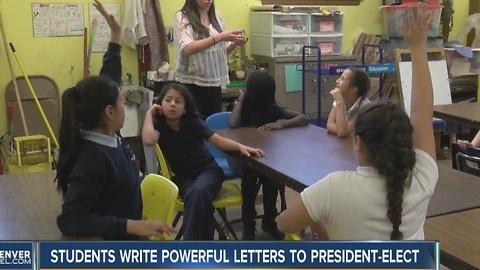 5th graders write letters to Donald Trump expressing deporation fears