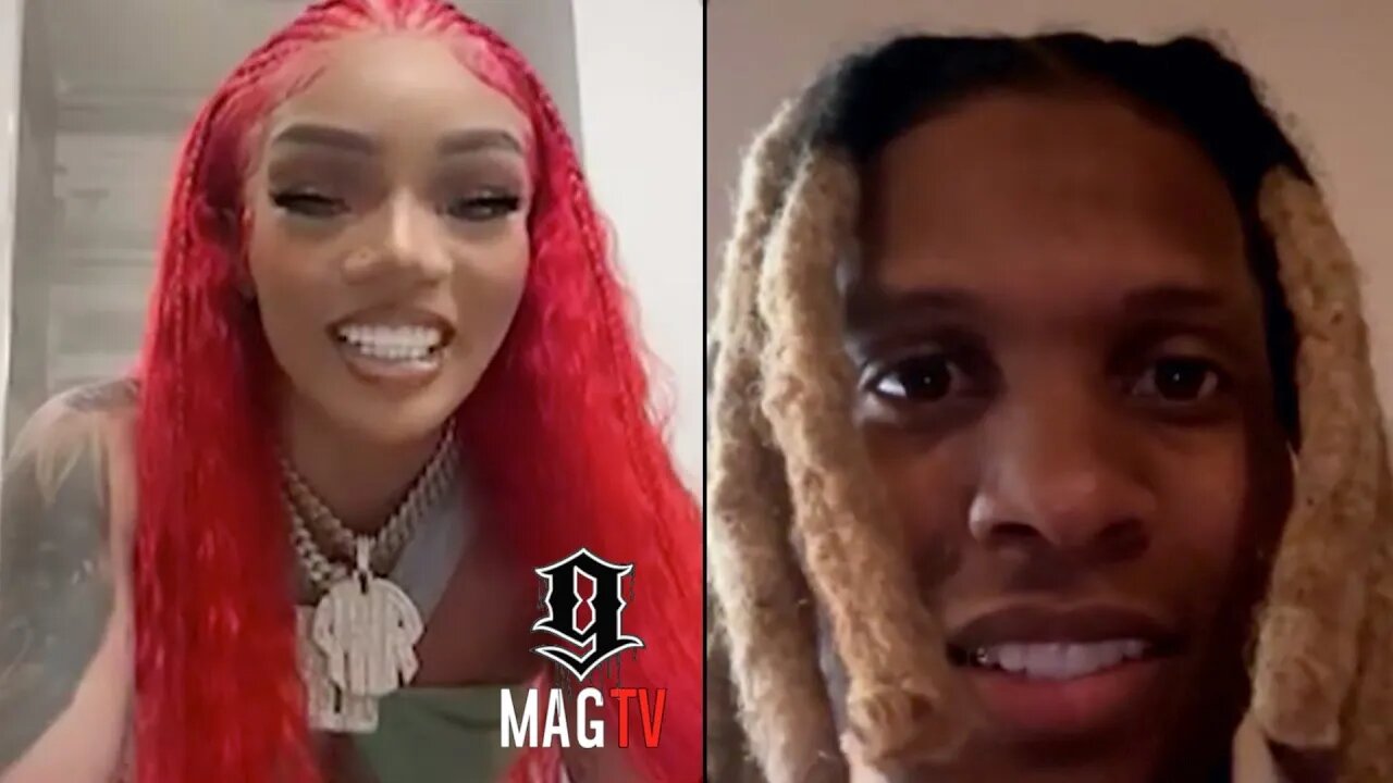 Glorilla Can't Stop Smiling While Talking To Lil Durk About Ex's! 😁