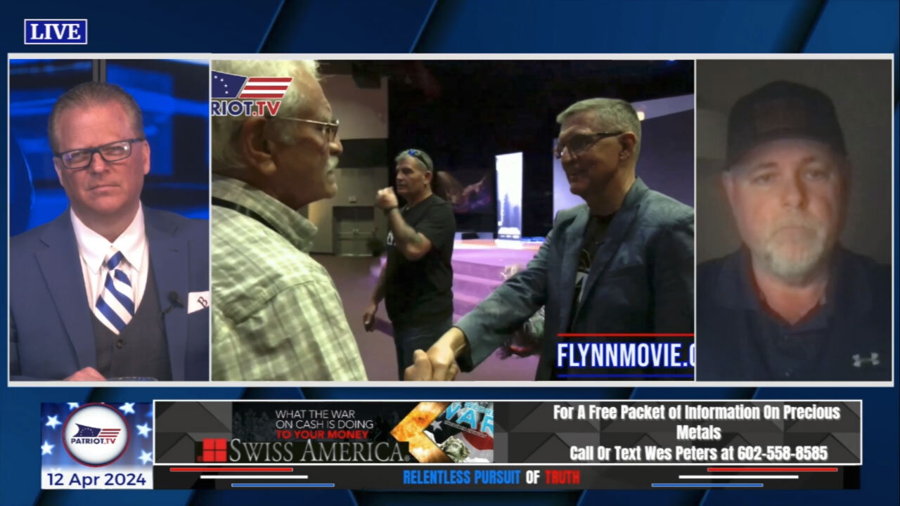 Behind The Scenes Footage from The Flynn Movie Tour and Federal Reserve Chairman Admits U.S. Economic Path Is Unsustainable