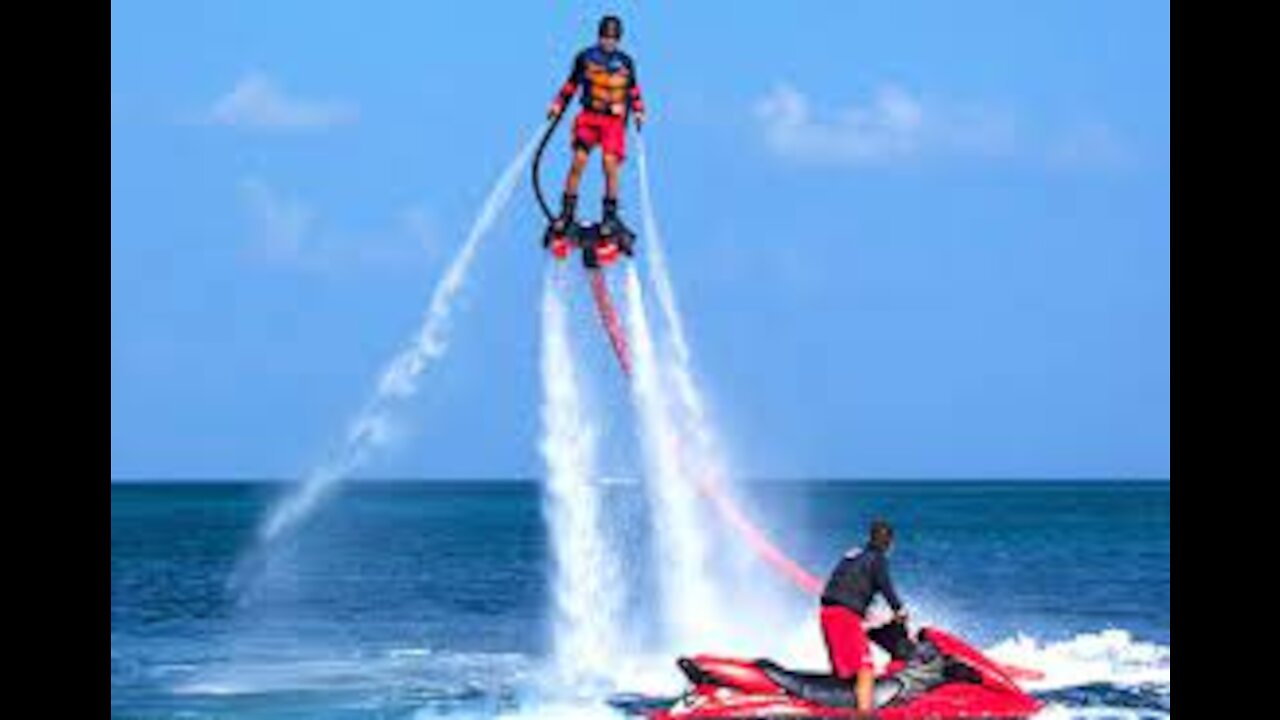 Extreme sports Amazing super evil Fling man fantastic