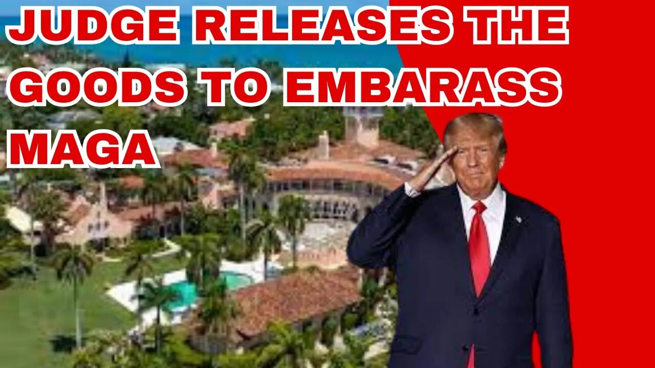 Judge orders Mar-a-Lago search warrant made public to EMBARASS Trump #indictment #TRUMP #maralago