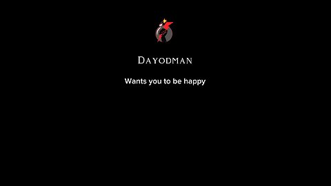 Dayodman Wants You To Be Happy #dayodman #motivation #behappy #motivationalspeaker #eeyayyahh