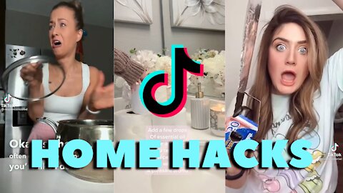 BEST VIRAL TIKTOK HOME HACKS 2021