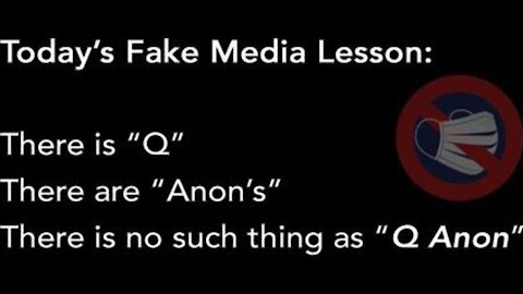 The Mainstream Media Sheepherders: "Q-Anon", Nothing to See Here