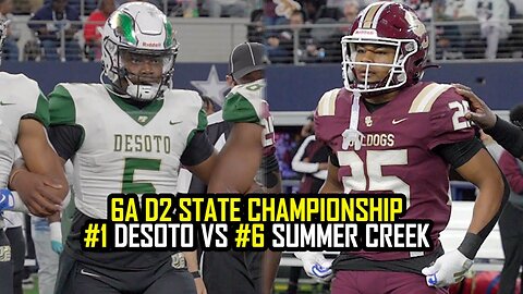 CAN DESOTO REPEAT？？ #1 Desoto vs #6 Summer Creek 2023