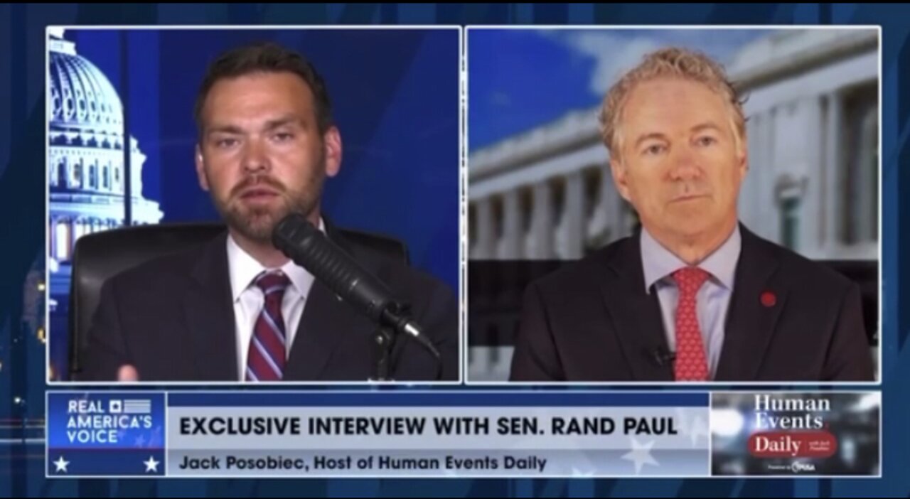 Sen. Rand Paul Believes Gain of Function Should Be Regulated Like Nuclear Weapons