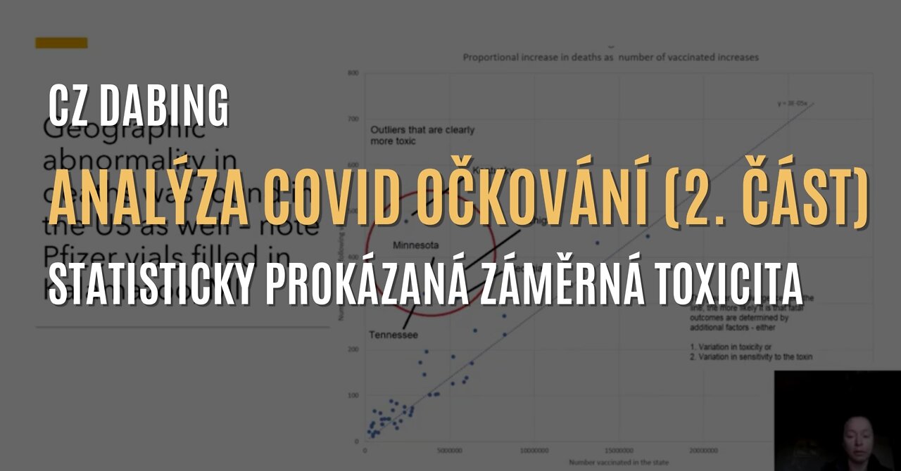 Analýza covid očkování (2. část): statisticky prokázaná záměrná toxicita (CZ DABING)