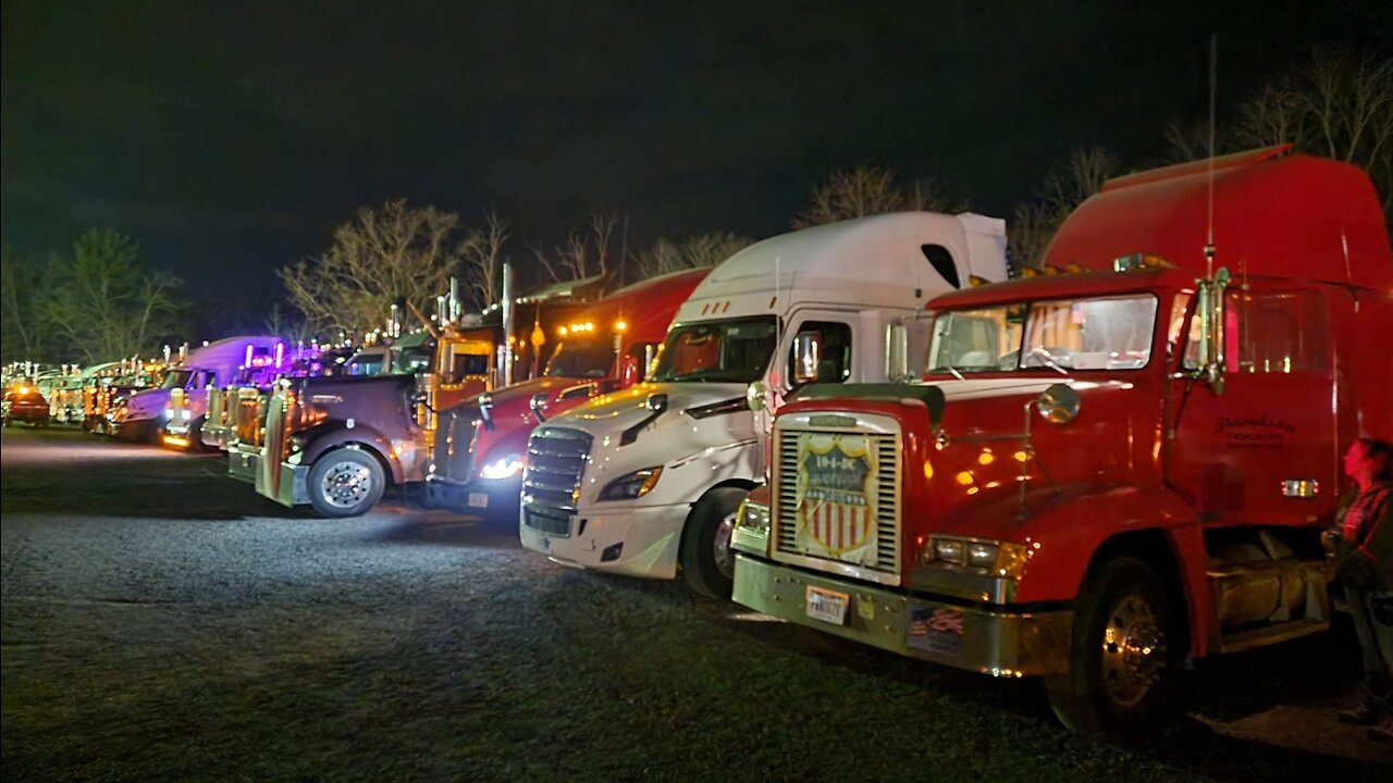 8PM, Speedway, Hagerstown Maryland | Truckers hit the air horns