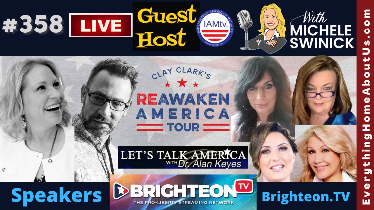 358: Amanda Grace, Sheila Holm, Selection Code Director Matt Thayer, Leigh Valentine, Nicole McCaw - Behind The Scenes Interviews With Speakers - ReAwaken America Tour