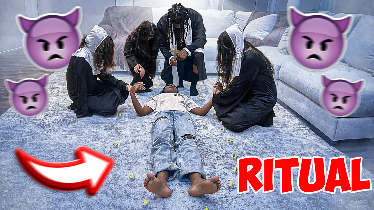 RITUAL Sacrifice Scare Prank On Brother * CRAZY REACTION*