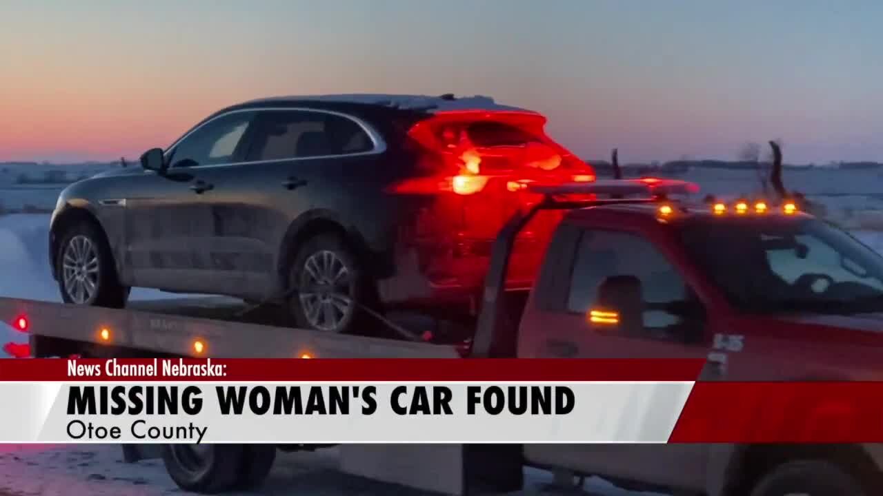 Car of missing Cass County woman found in Otoe County (Courtesy: News Channel Nebraska)