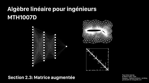 Section 2.3: Matrice augmentée