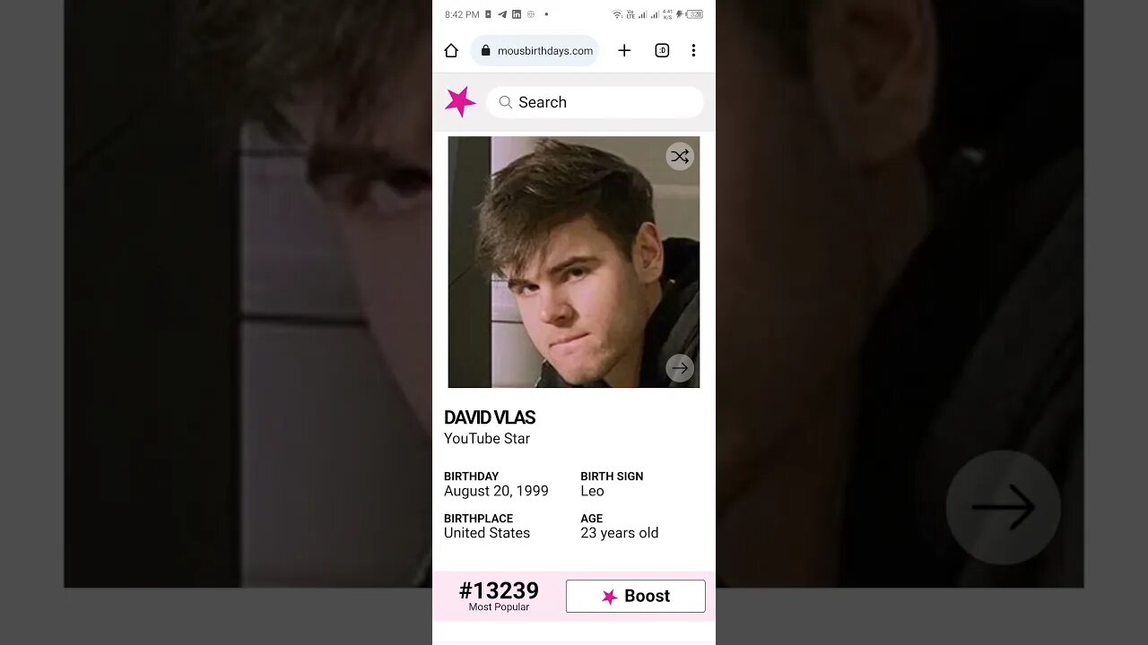 HAPPY 23 BIRTHDAY DAVID VLAS