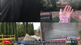 Viewer video of snow in valley