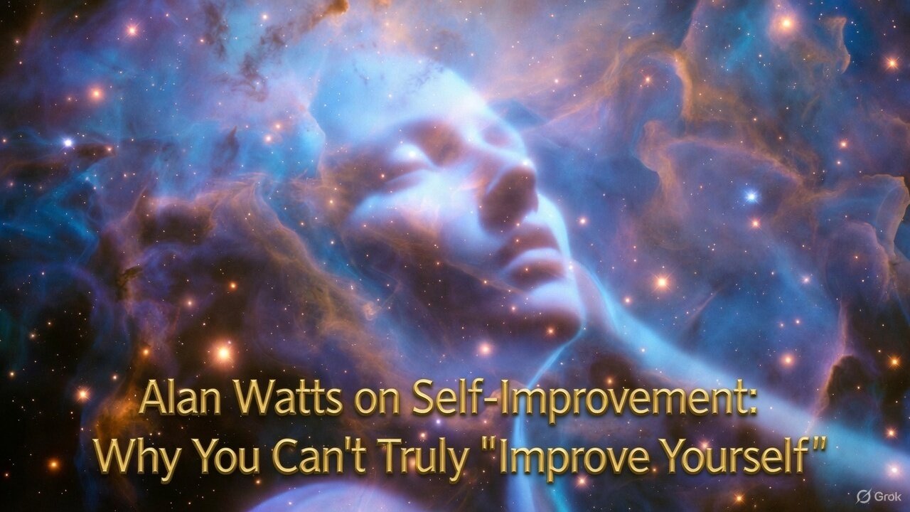 Alan Watts on Self-Improvement: Why You Can't Truly "Improve Yourself"