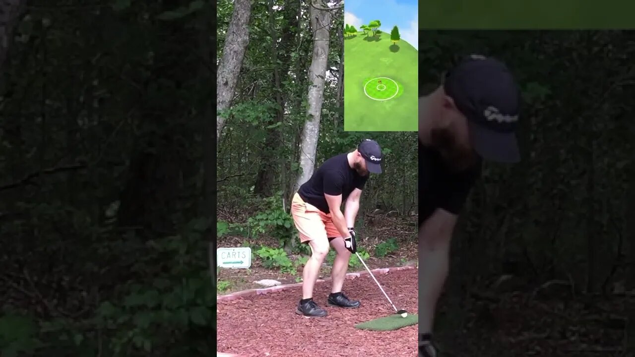 Hole 8 - Old Brickyard #Shorts #Golf #GarminR10 #Golfing #Golfer #GolfSwing #SimGolf #YoutubeShorts