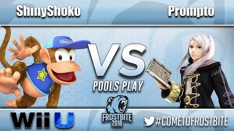 ICE | ShinyShoko (Diddy Kong) vs. yung | Prompto (Robin) - Wii U Pools Play - FrostBite 2018
