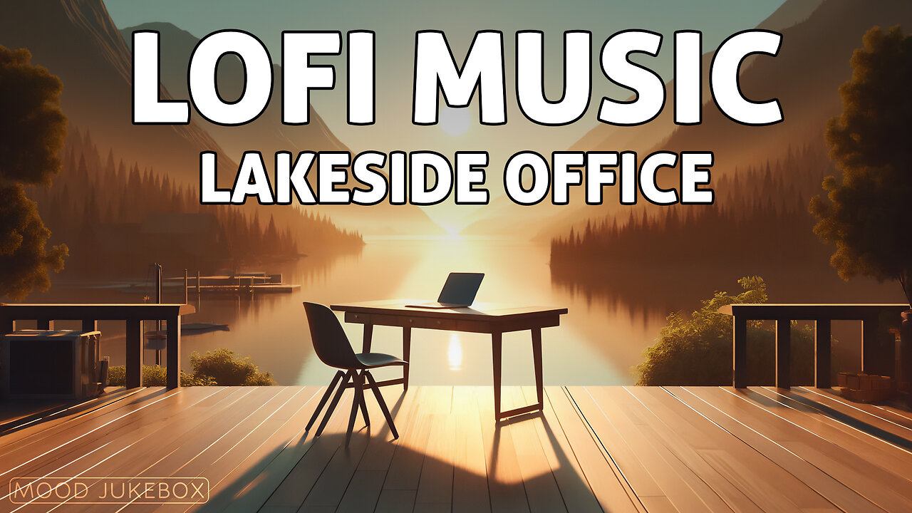 Lofi Music for Study, Read and Work & Lakeside Office 🌅