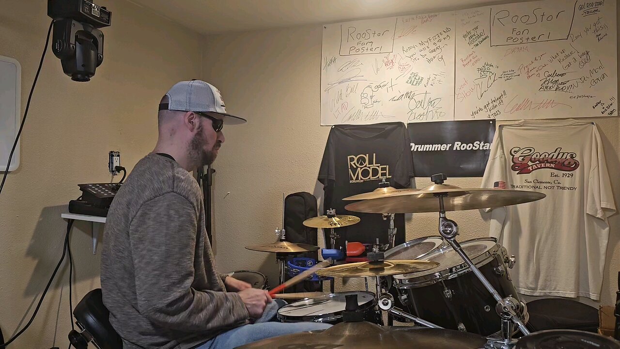 November 2nd 2024 Legally Blind Drummer RooStar Drum Solo.