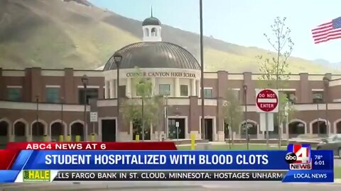 student hospitalized with blood clots after shot