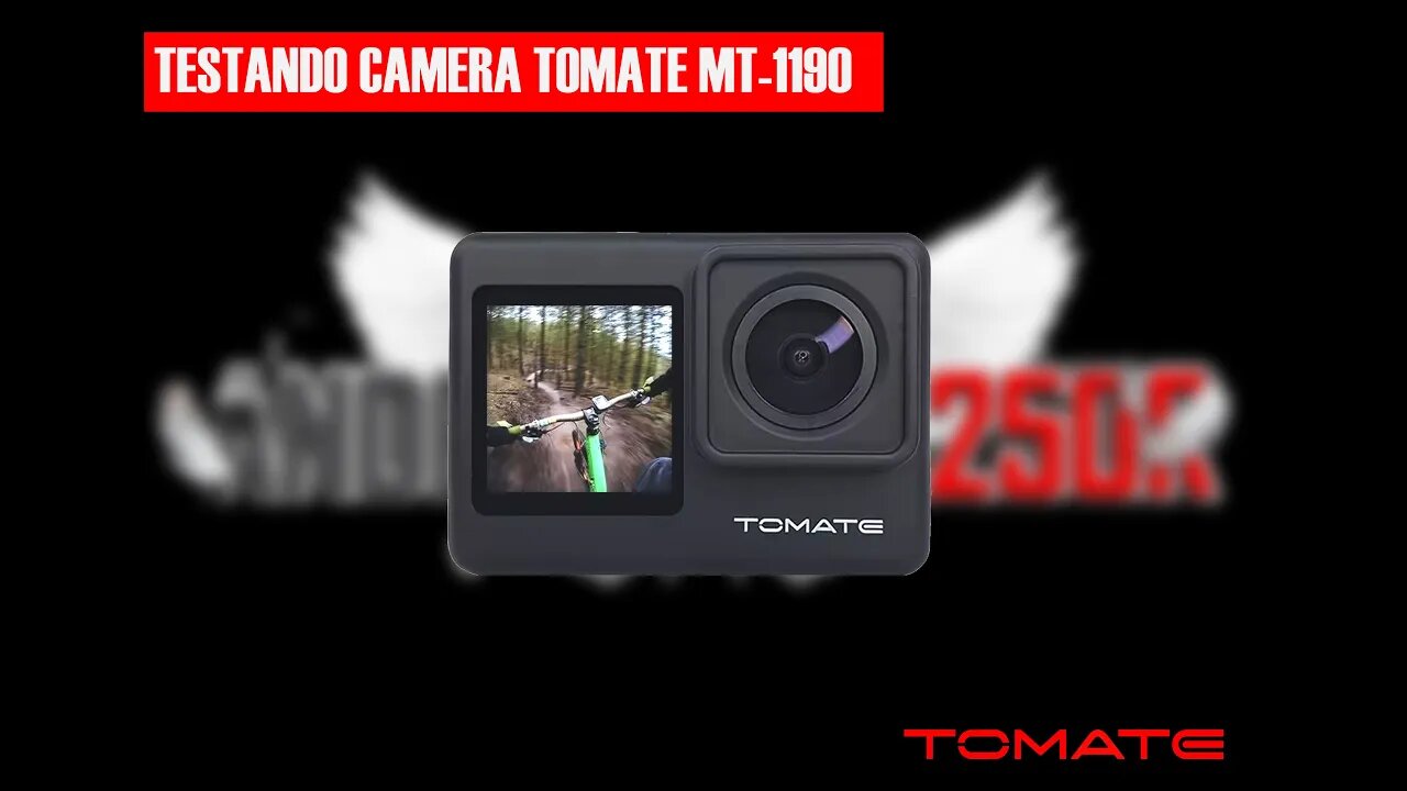 Testando Camera Filmadora Tomate (Go Pro) - MT-1190 #tomate #moto#reviews