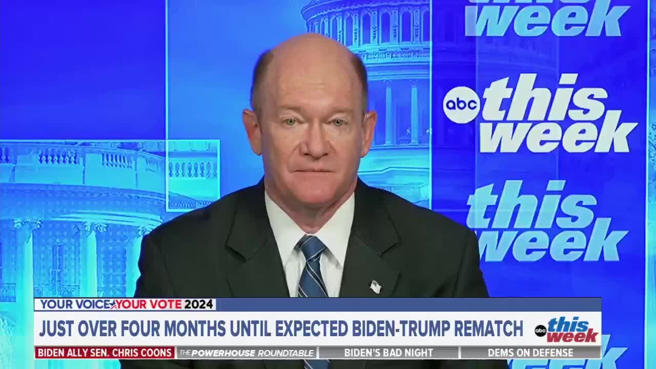 Sen. Coons: Donald Trump Had a Horrifying Debate Performance