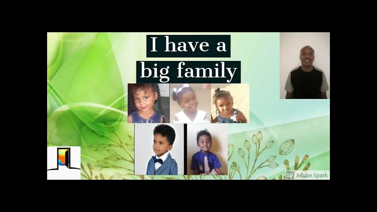 Elementary Lesson 3: I have a big family