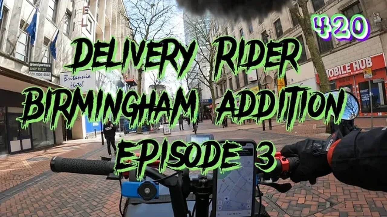A Day In The Life Uber Eats (Birmingham) EP3 working on 420 😶🌫️