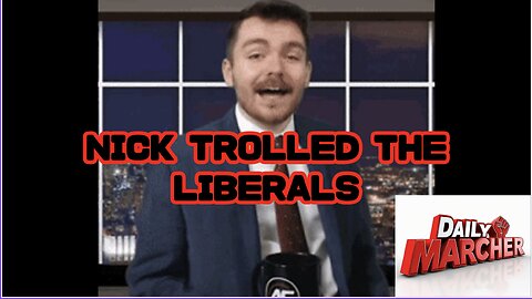 Liberals get MAD at Nick Fuentes LOL