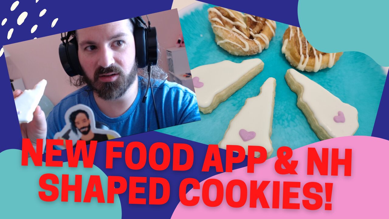 Theta Live Stream 2-18-2021, New Food App & NH Shaped Cookies!